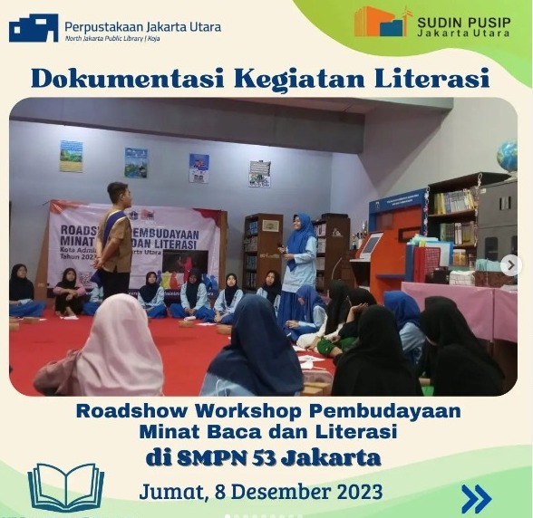 Roadshow Workshop Pembudayaan Minat Baca Dan Literasi